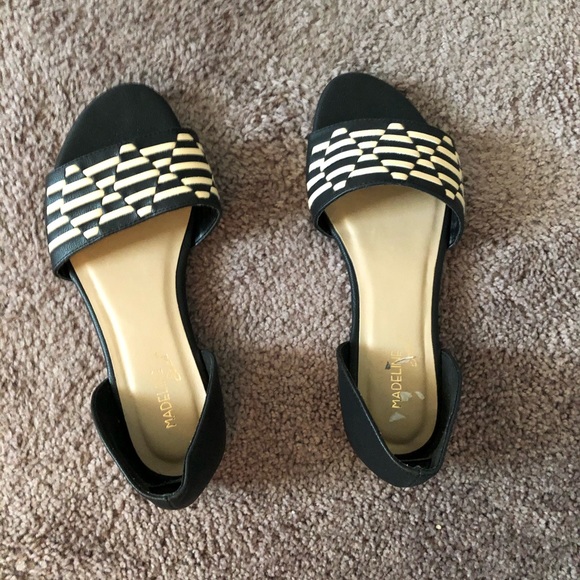Black and White Accent Flats - Picture 2 of 3